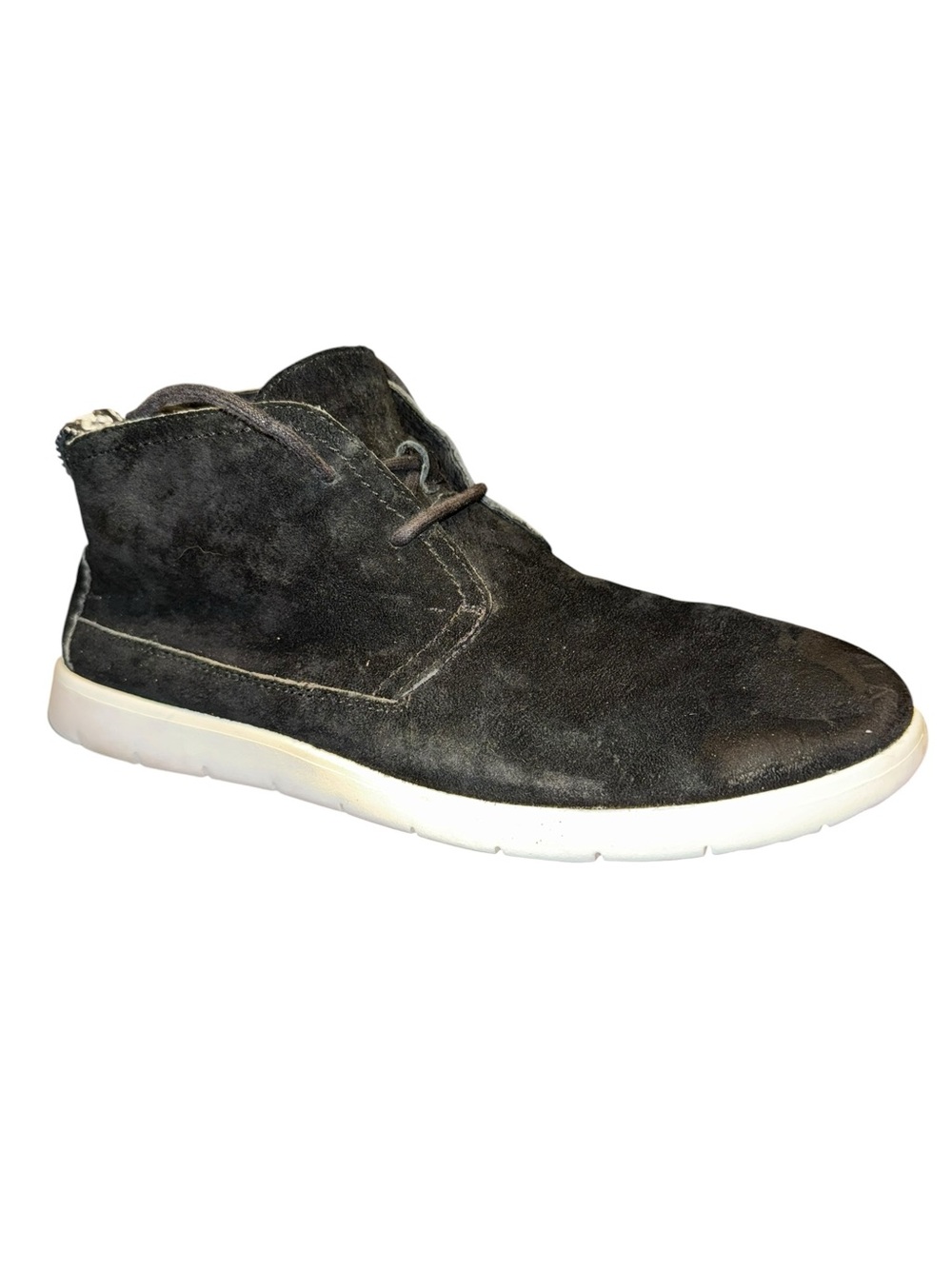 Men's Casual Suede Chukka Boot - Black Size 9